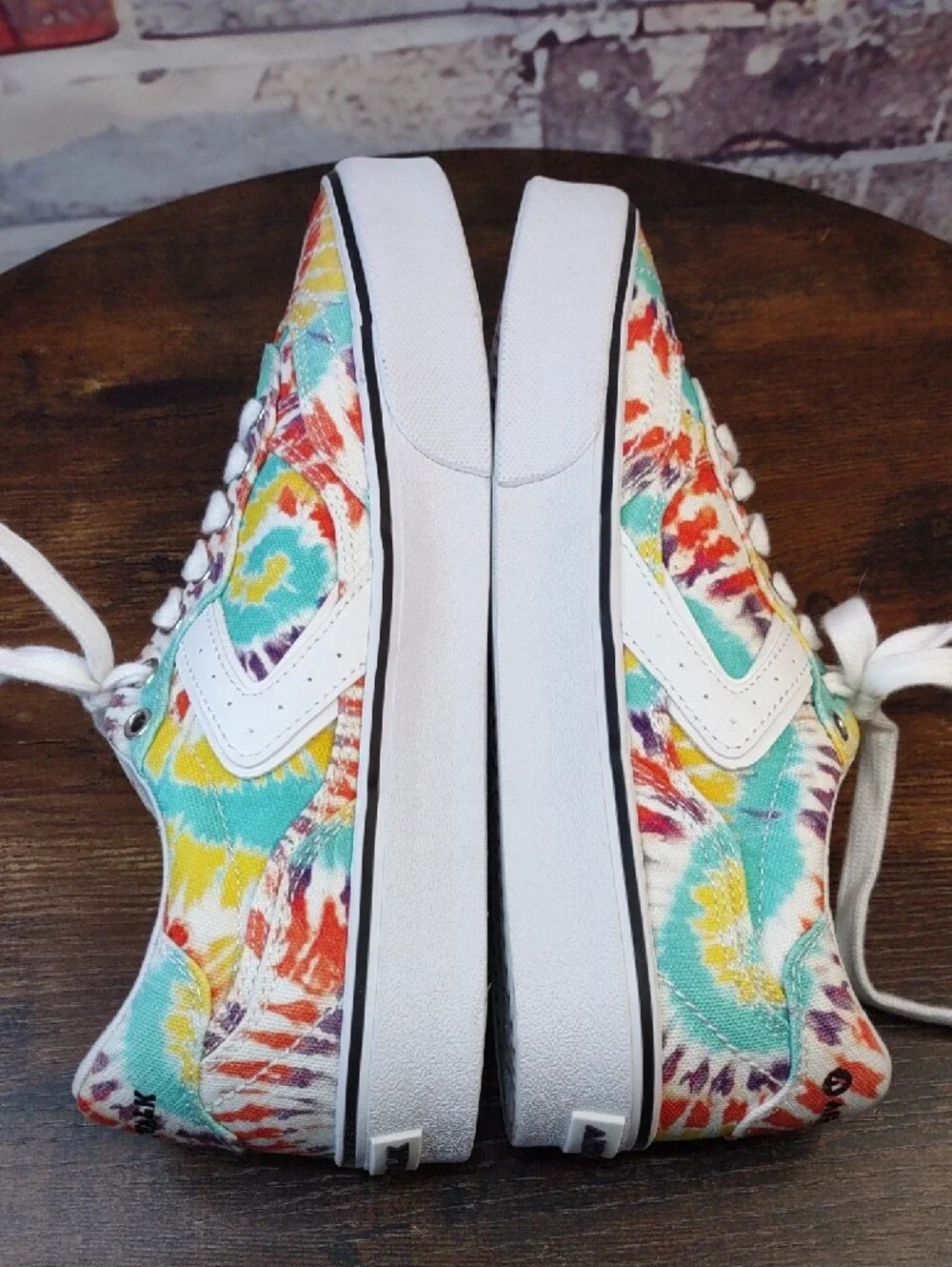 Airwalk Tie Dye Canvas Sneakers-(Mismatched Size)